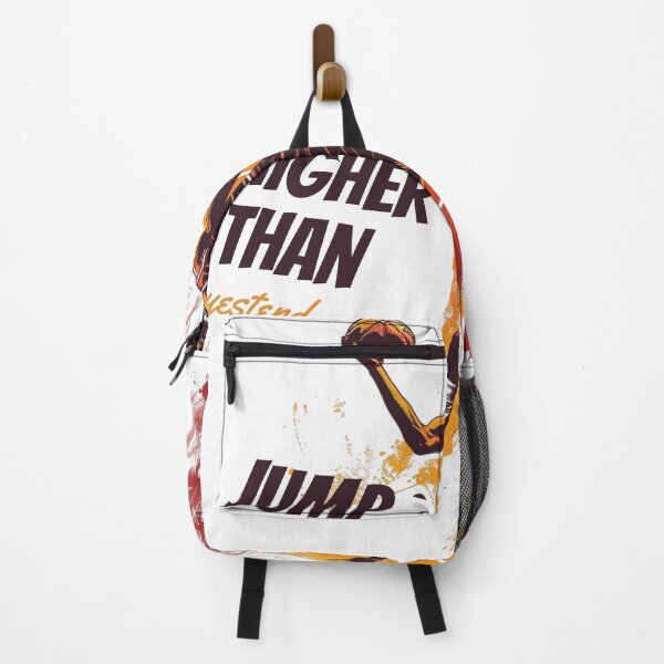 Item preview, Jump Higher Than Yesterday – Motivational Basketball Art designed and sold by JenniferCreaArte .