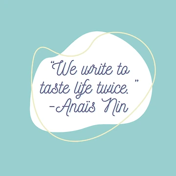 Artwork thumbnail, Writing Quote by ThreadSass