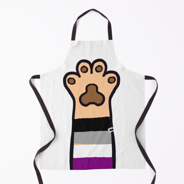 Item preview, Asexual Flag Cat Paw designed and sold by divesca.