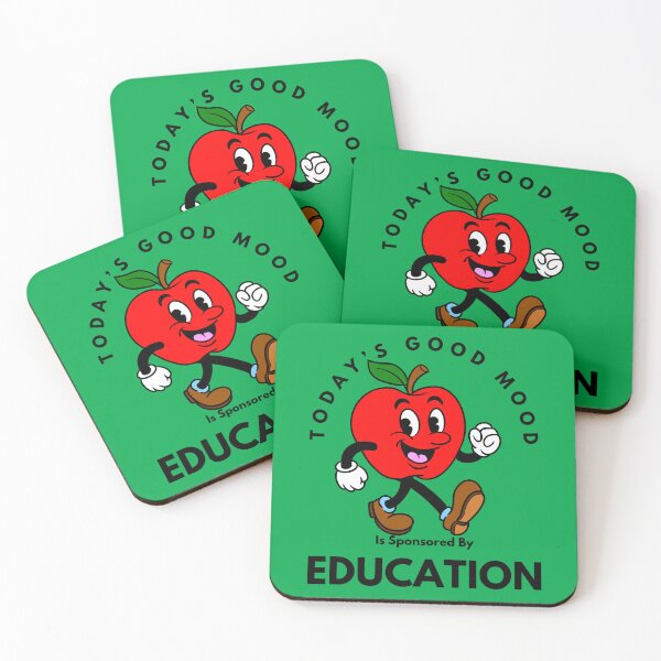 Item preview, Today’s Good Mood Is Sponsored By Education designed and sold by Kate Miller Illustrator.