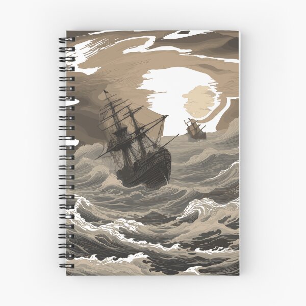 Item preview, Ships in a Stormy Sea designed and sold by houta.