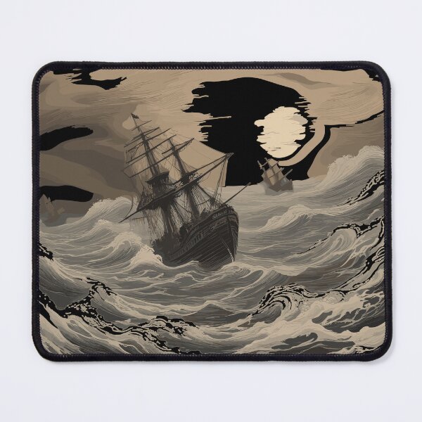 Item preview, Ships in a Stormy Sea designed and sold by houta.