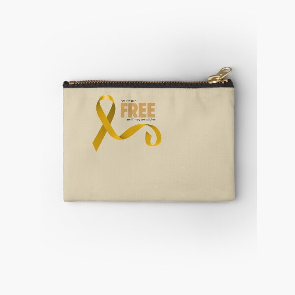 Item preview, we are not free until they are all free - until the last hostage - pro israel yellow ribbon  designed and sold by jessicaleah15.