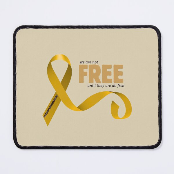 Item preview, we are not free until they are all free - until the last hostage - pro israel yellow ribbon designed and sold by jessicaleah15.
