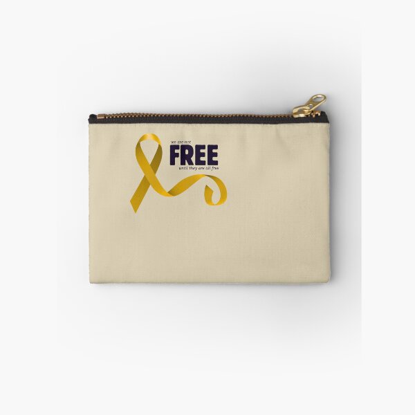 Item preview, we are not free until they are all free - until the last hostage - pro israel yellow ribbon  designed and sold by jessicaleah15.