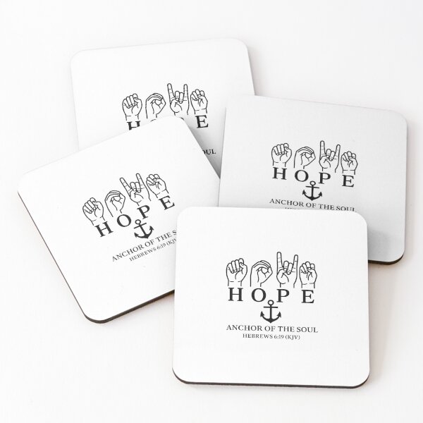 Item preview, Anchor of the Soul ASL Hope Art designed and sold by dessertcruzing.