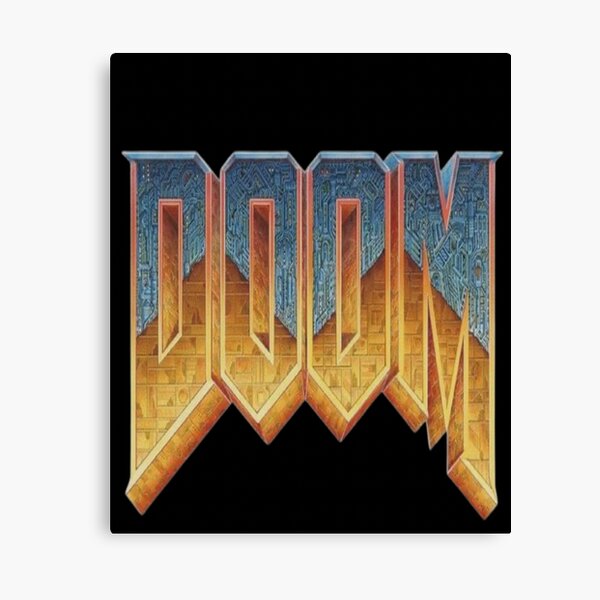 Item preview, DOOM Game Logo – Retro FPS Gamer Tribute Design designed and sold by LAS-PRINTS.