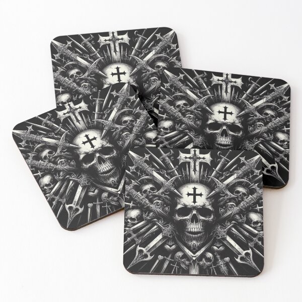 Item preview, Black Metal Rocker Art designed and sold by TheDarkWardrobe.