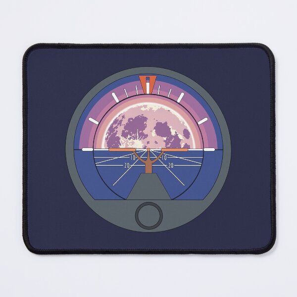 Item preview, Attitude Indicator Moonrise Night Flight Aviation Design designed and sold by skye-studio.