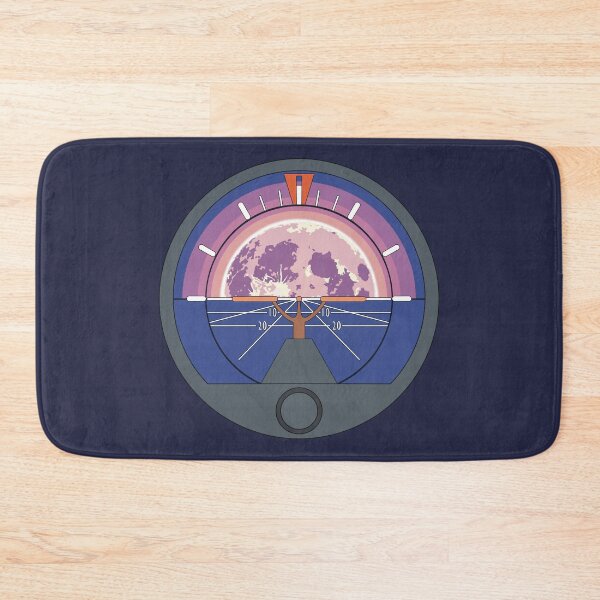 Item preview, Attitude Indicator Moonrise Night Flight Aviation Design designed and sold by skye-studio.