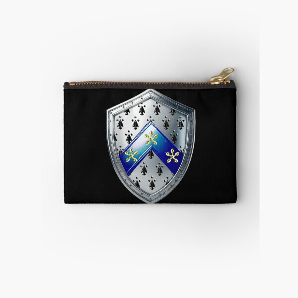 Item preview, Moore Family Shield  Blue Chevron Crest with Proud Name Banner designed and sold by Highlandkings.