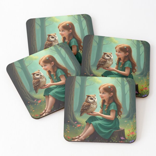 Item preview, Girl with Owl designed and sold by Saim-165.