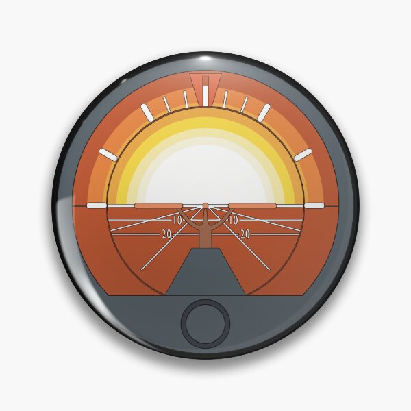 Item preview, Attitude Indicator Sunrise Aviation Design designed and sold by skye-studio.