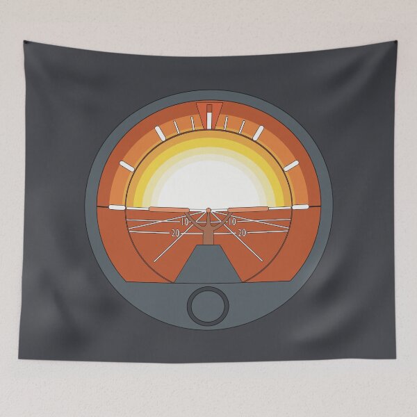 Item preview, Attitude Indicator Sunrise Aviation Design designed and sold by skye-studio.