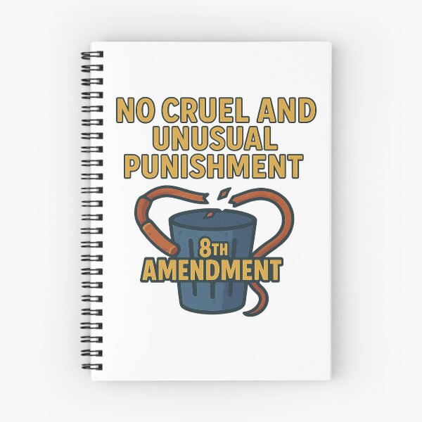 Item preview, No Cruel and Unusual Punishment — 8th Amendment designed and sold by Content by Steph.