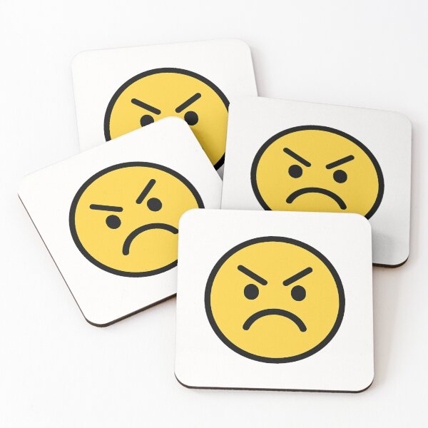 Item preview, Don't Mess With Me – Angry Emoji Face designed and sold by SpaceStore369.