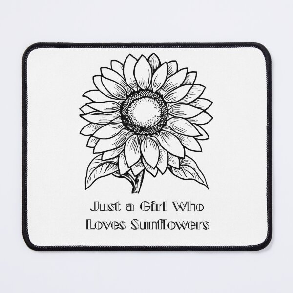 Item preview, Sunflower Design Just A Girl Who Loves Sunflowers designed and sold by HG-Creation-Design.