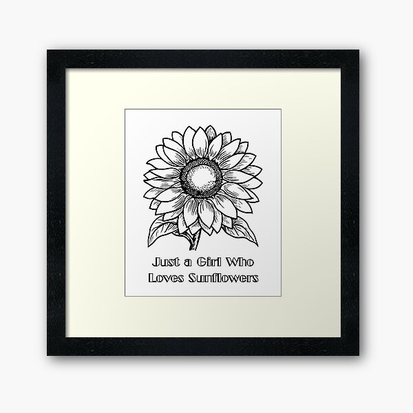 Item preview, Motif tournesol : juste une fille qui aime les tournesols designed and sold by HG-Creation-Design.