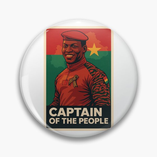 Item preview, Ibrahim Traore: Captain of the people designed and sold by ArtistrySky.