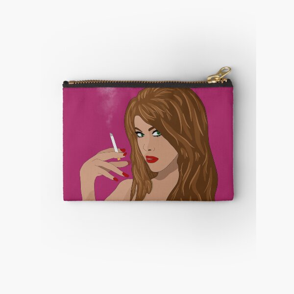 Item preview, Beautiful Sexy Brunette Smoking Hand Drawn Art designed and sold by Maggie1171.