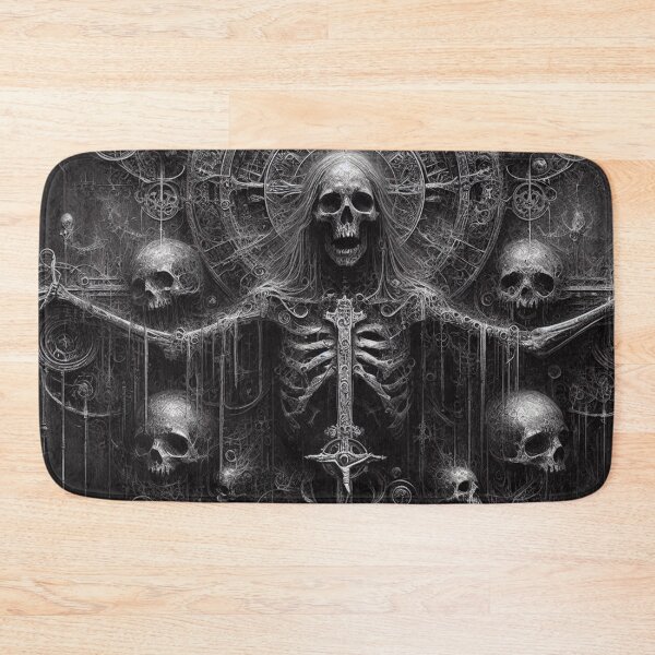 Item preview, Black Metal Rocker Art designed and sold by TheDarkWardrobe.