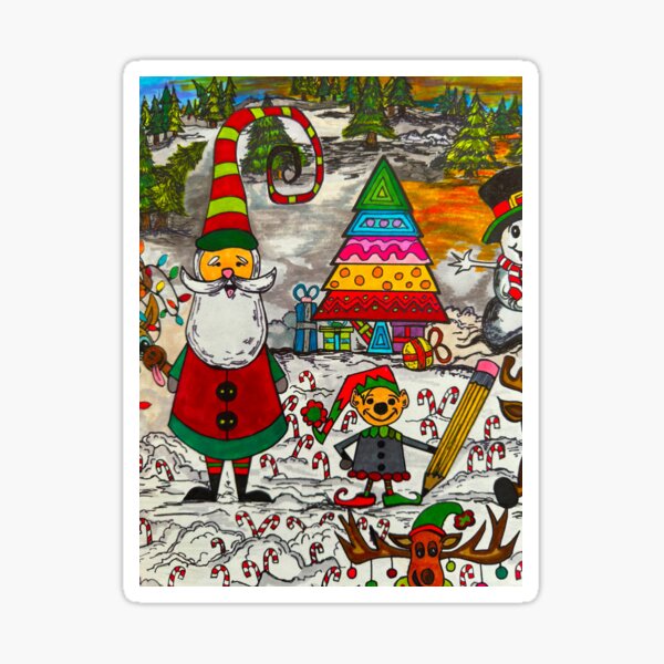 Item preview, Christmas Drawing designed and sold by arTCre8ions.