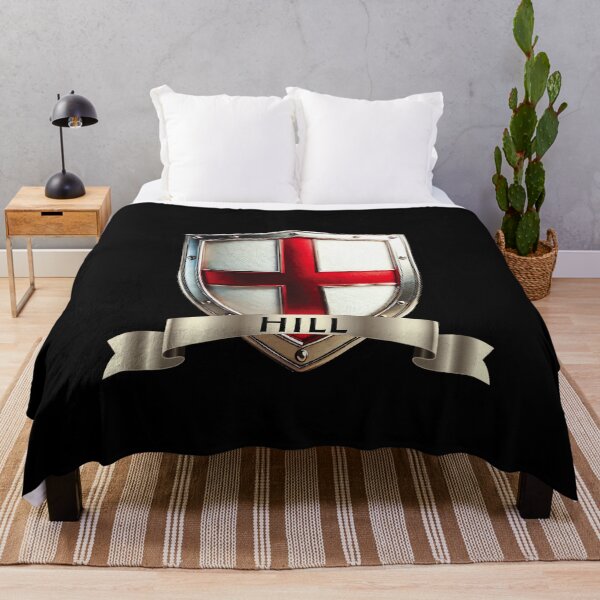 Item preview, Hill English Shield Family Tower Crest with St Georges Cross designed and sold by Highlandkings.