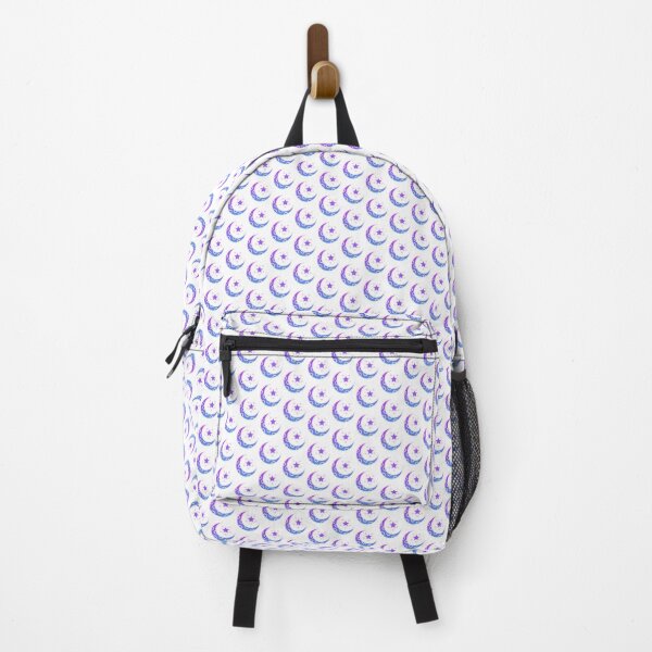 Item preview,  Purple Crescent Moon with Stars Illustration designed and sold by nada-art.