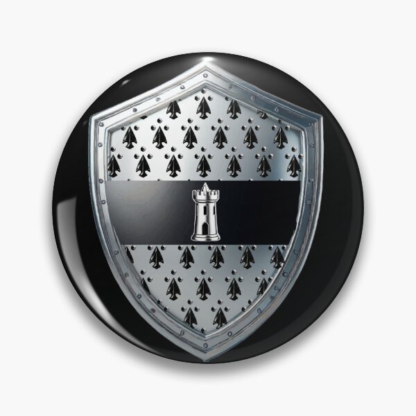 Item preview, Hill Shield  Tower of Strength on Ermine Silver Armor designed and sold by Highlandkings.