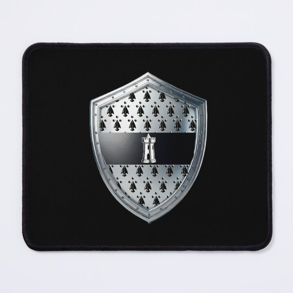 Item preview, Hill Shield  Tower of Strength on Ermine Silver Armor designed and sold by Highlandkings.