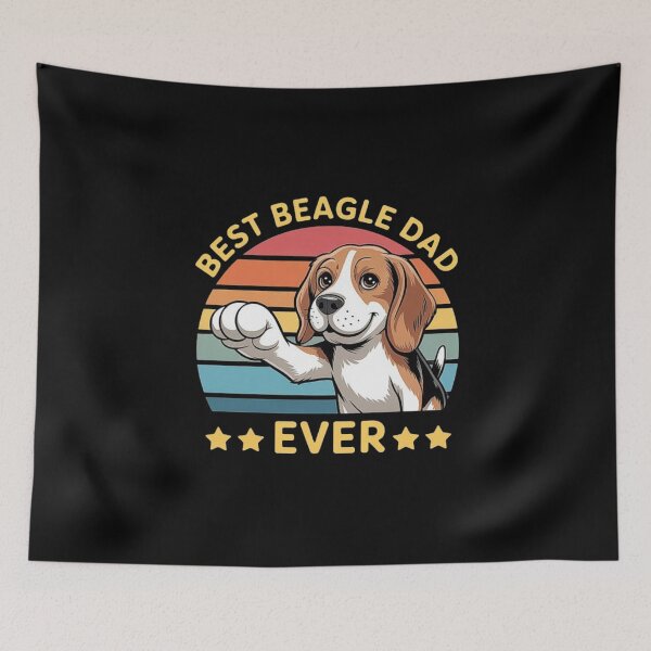 Item preview, Funny Beagle Dog Dad Retro Gift for Men Who Love Beagles designed and sold by love3617.