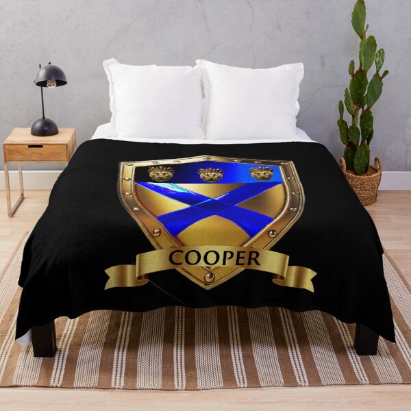 Item preview, Cooper Crest Shield with Banner Noble Cheetah Emblem designed and sold by Highlandkings.