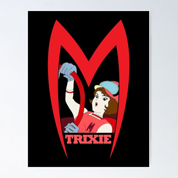 Item preview, Trixie driving the Mach 5! designed and sold by drquest.
