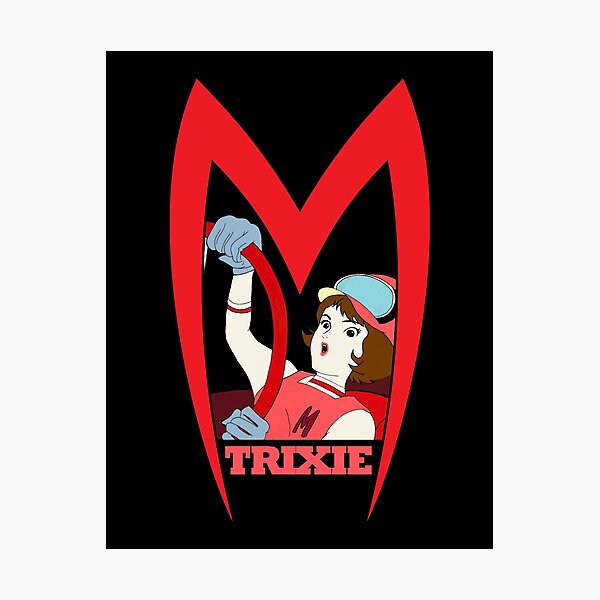 Artikelvorschau, Trixie fährt den Mach 5! entworfen und verkauft von drquest.