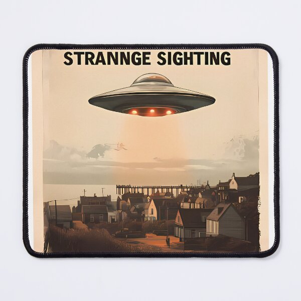 Item preview, “Strange Sighting – Vintage UFO Report” designed and sold by Jameswoodly.