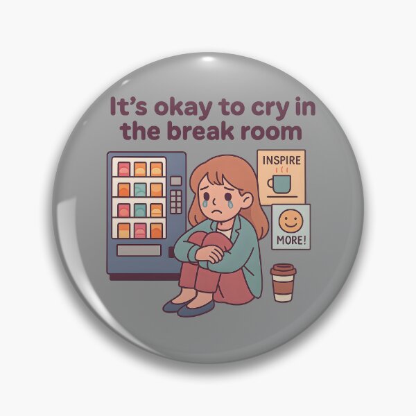 Item preview, It’s Okay to Cry in Break Room designed and sold by MysticArtisan.