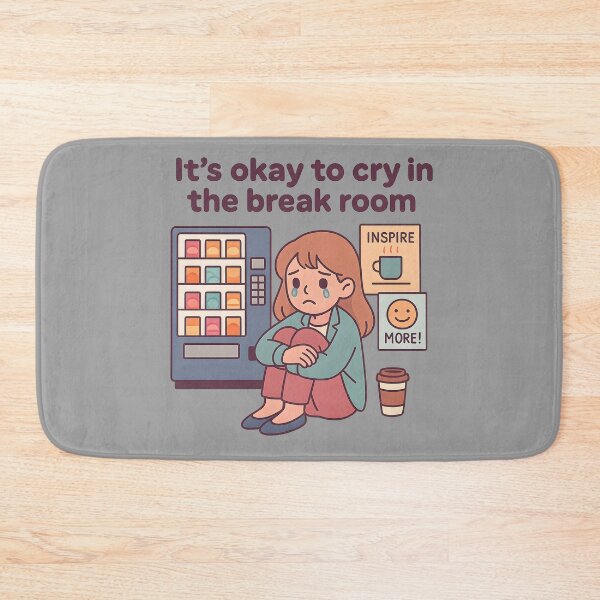 Item preview, It’s Okay to Cry in Break Room designed and sold by MysticArtisan.