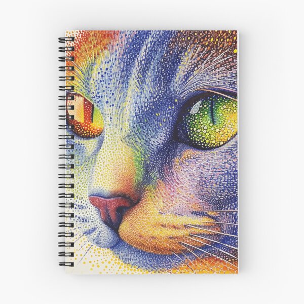 Item preview, Pointillism Image of Cat designed and sold by Myra365Art.