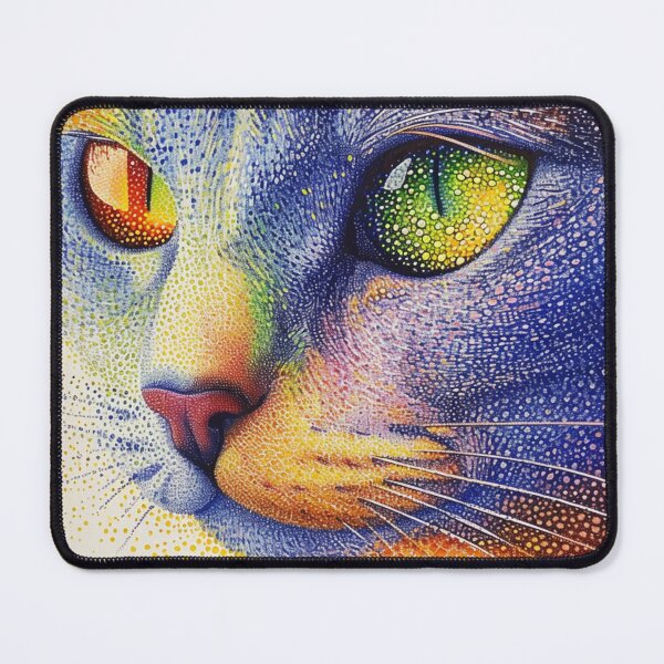 Item preview, Pointillism Image of Cat designed and sold by Myra365Art.