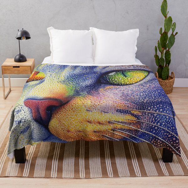 Item preview, Pointillism Image of Cat designed and sold by Myra365Art.