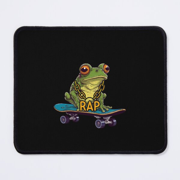 Item preview,  Funny Frog on Skateboard For Skaters designed and sold by ZACK ART.
