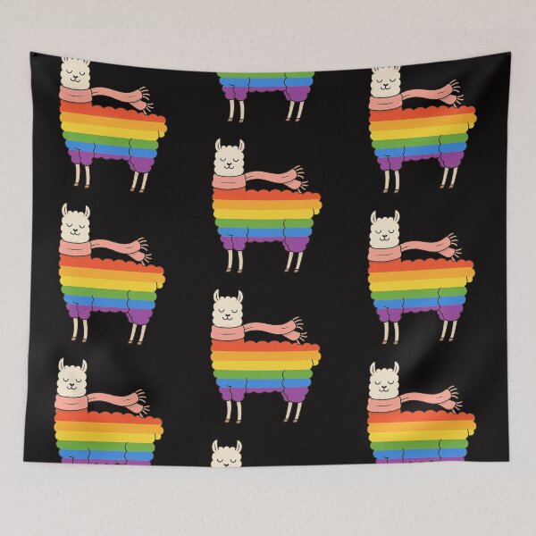 Item preview, Rainbow Llama Cute Pride designed and sold by Tigerr3g.