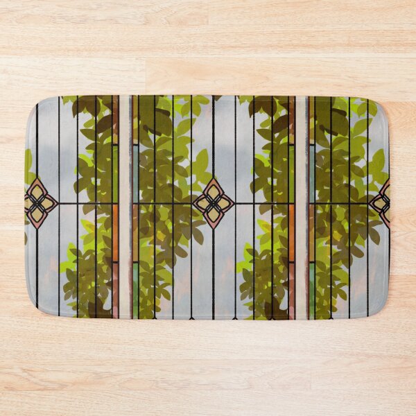 Item preview, Stained Glass Leafy View designed and sold by maccm.