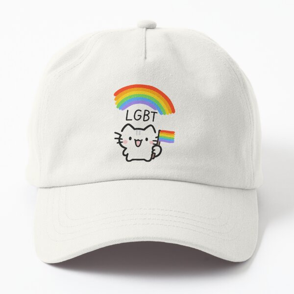 Aperçu de l'œuvre Chat arc-en-ciel LGBT Kawaii créée et vendue par Tigerr3g.