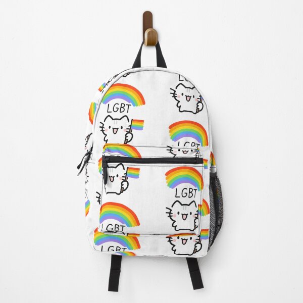 Item preview, LGBT Rainbow Cat Kawaii designed and sold by Tigerr3g.