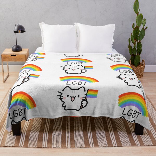 Item preview, LGBT Rainbow Cat Kawaii designed and sold by Tigerr3g.