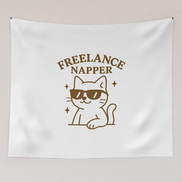 Item preview, Freelance Napper Lazy Cat designed and sold by Adrian Kane.