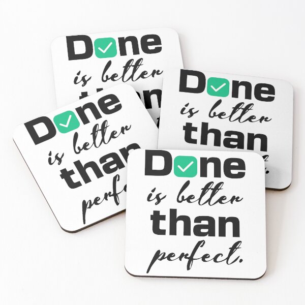 Item preview, Done is better than perfect designed and sold by Vision Crafted.