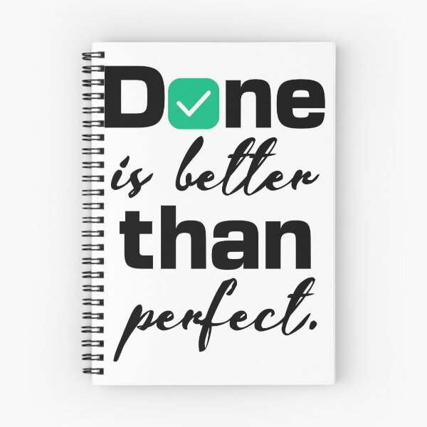 Item preview, Done is better than perfect designed and sold by Vision Crafted.