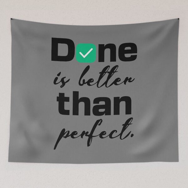 Item preview, Done is better than perfect designed and sold by Vision Crafted.